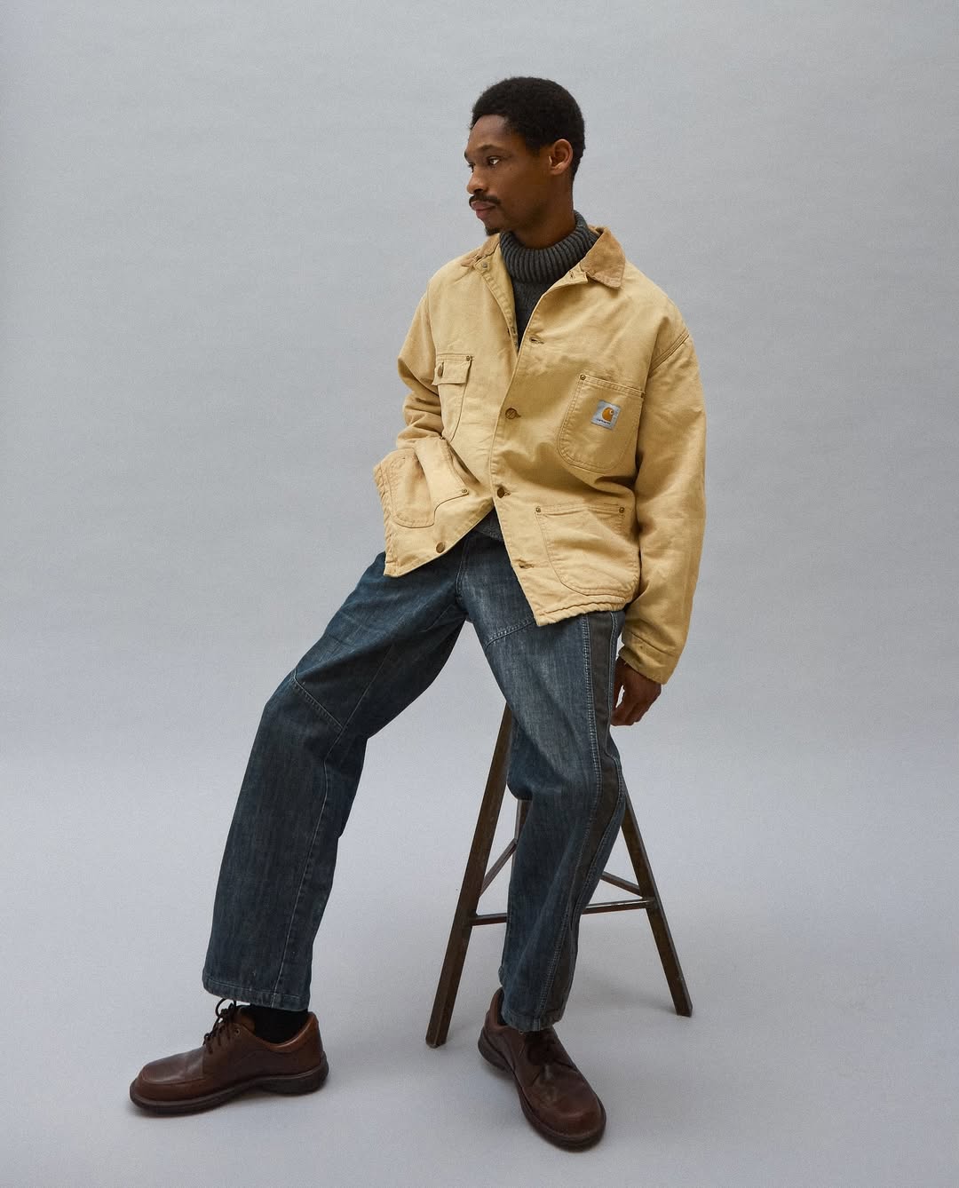 mode space ヴィンテージ グランジ ストレートデニム 週間ランキング10位】Vintage Grunge Straight Denim