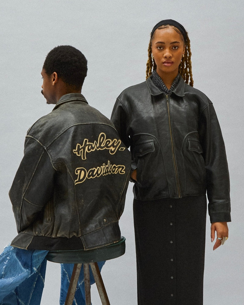 Vintage Leather Jackets | Harley-Davidson & Avirex – Vintage Threads