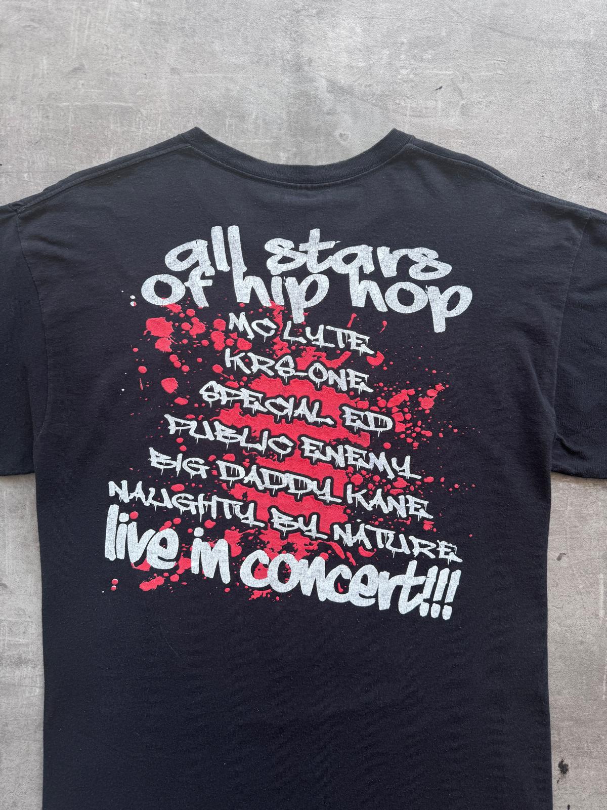 2000's Hip-Hop All Stars Black Graphic Tee