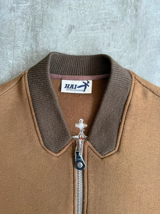 Hai Sporting Gear By Issey Miyake Embroidered Crest Back Bomber