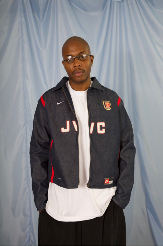 VT Rework : Custom Order - Denim Football Chore Jacket