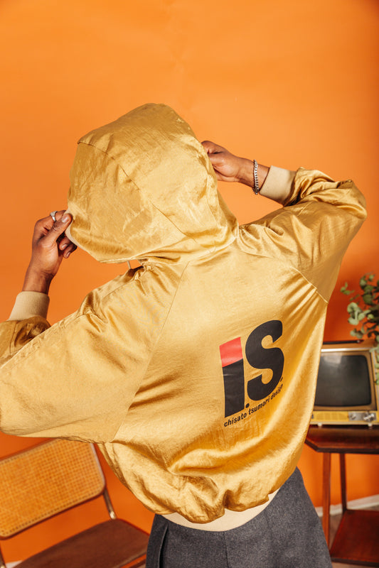 Issey Miyake I.S. Chisato Tsumori Design Reversible Satin Workwear Jacket