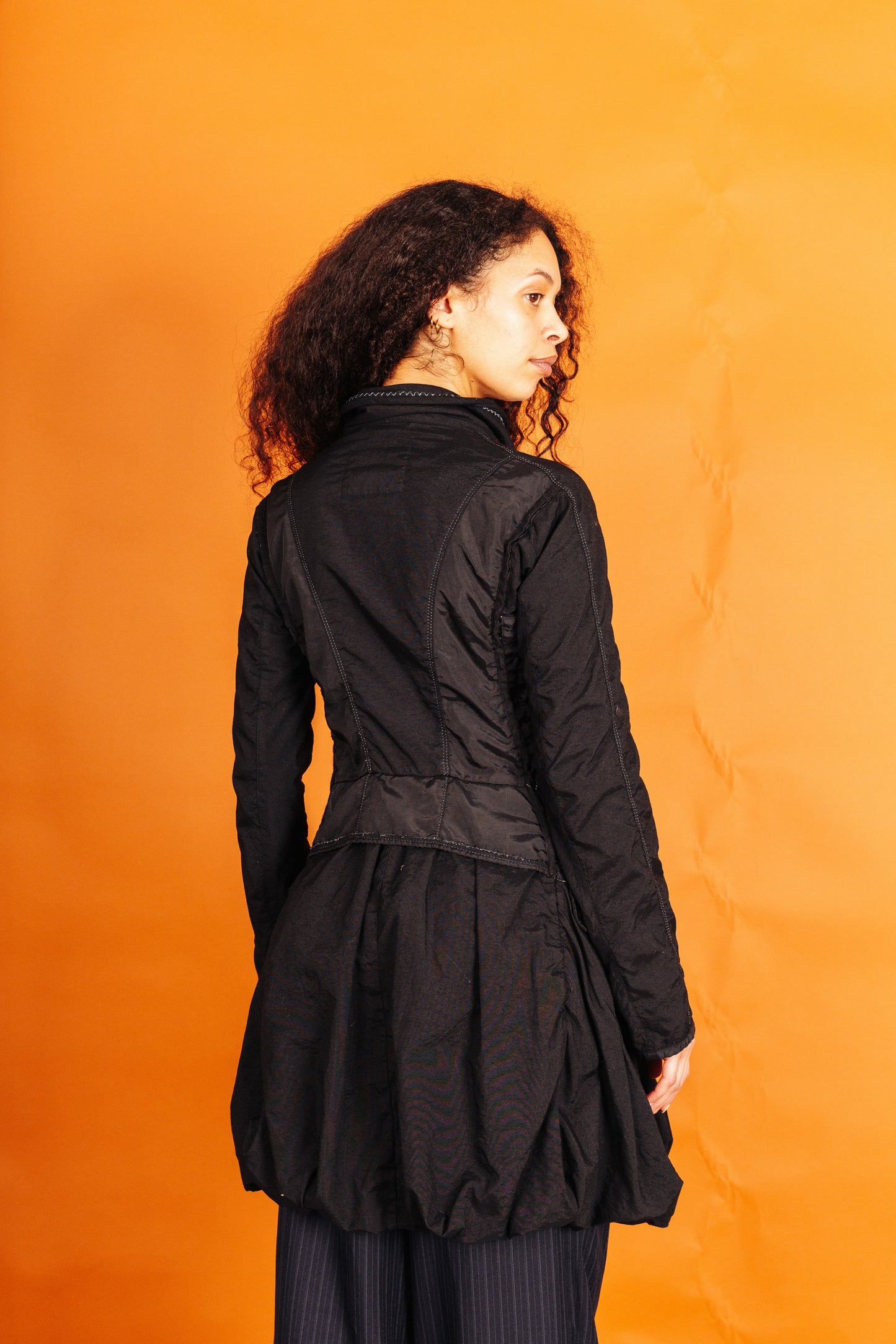 Marithé Francois Girbaud Outerstitch Detail Trench Coat