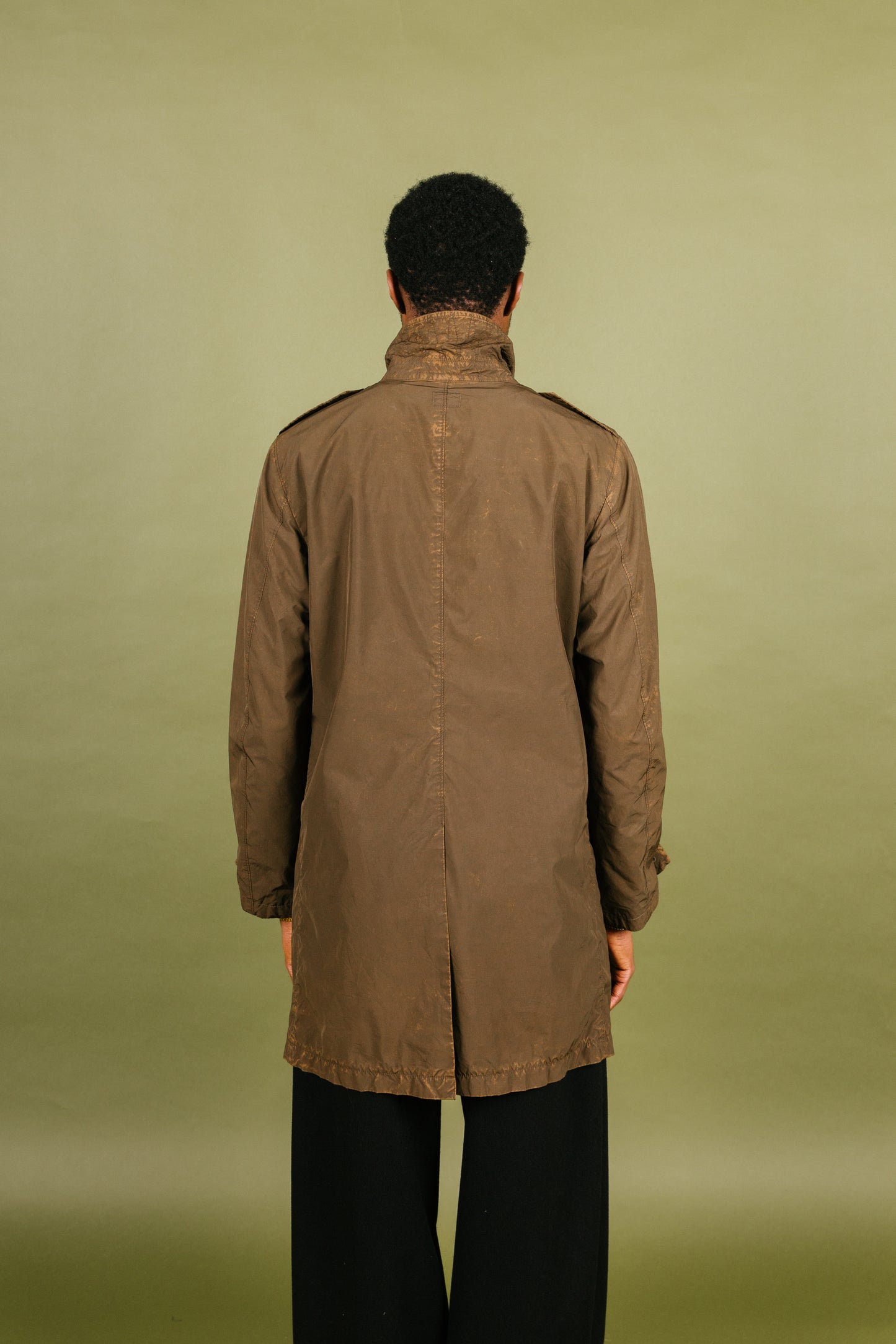 A/W 2009 C.P. Company Buckle Detail Lightweight Brown Trench Coat