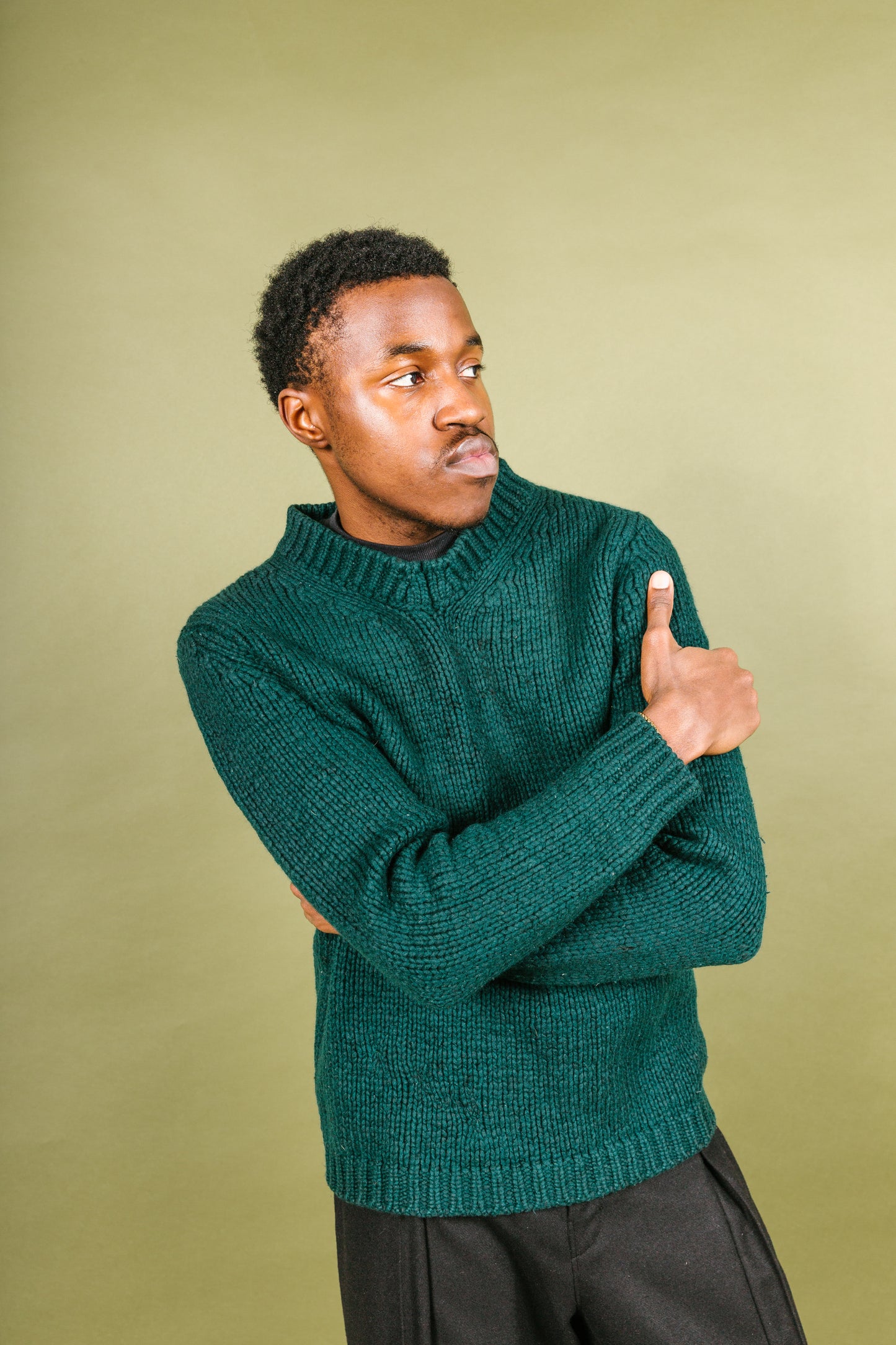 C.P. Company Japan Release Emerald Chunky Knitted Sweater