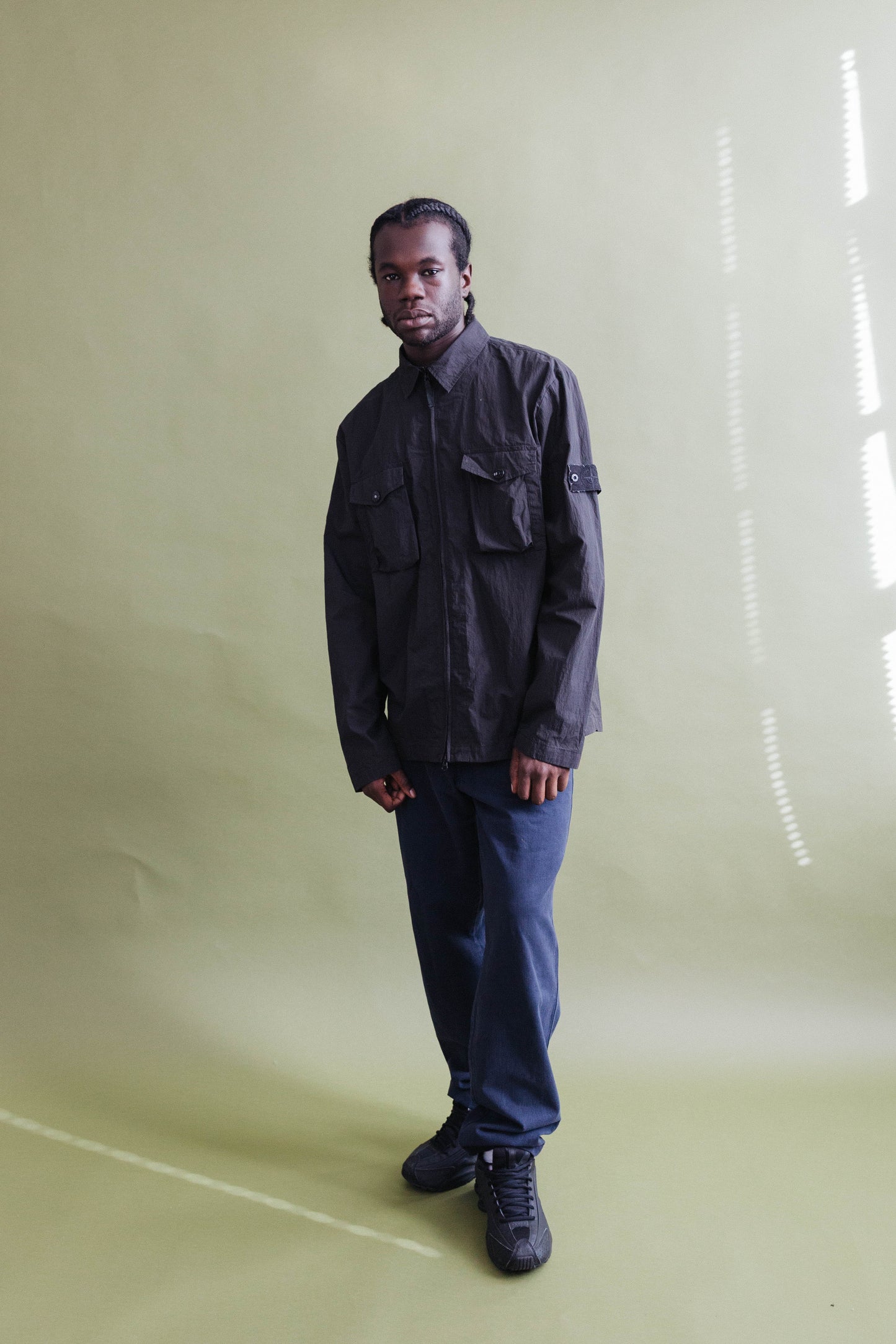 S/S 2017 Stone Island Ghost Black Overshirt