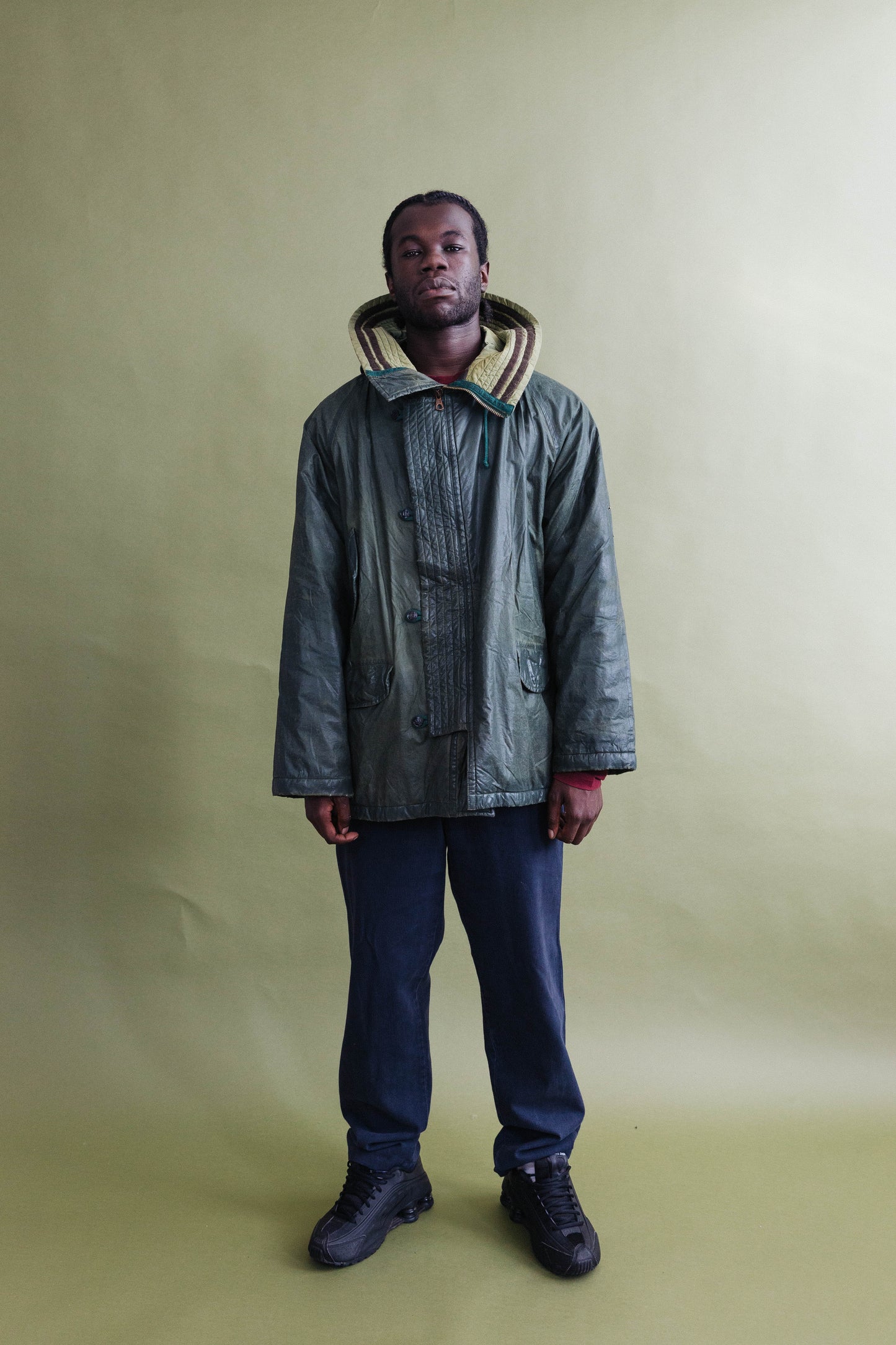 A/W 1991 Boneville Ski Weathered Green Padded Jacket