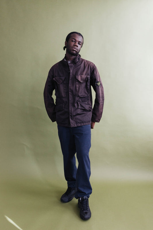 S/S 2008 Stone Island Brown Multipocket Cargo Jacket