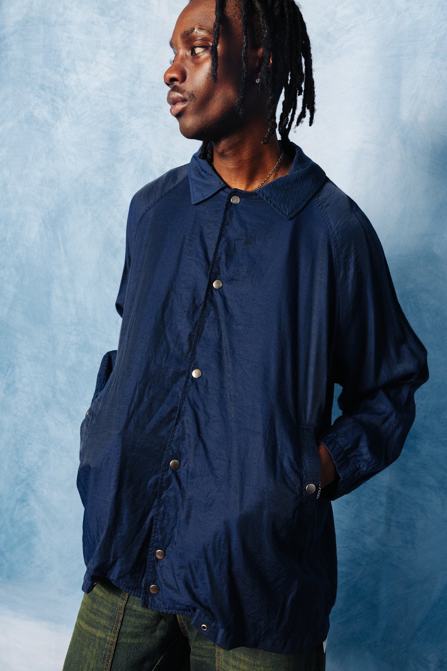 Hai Sporting Gear Issey Miyake Button Down Coach Jacket