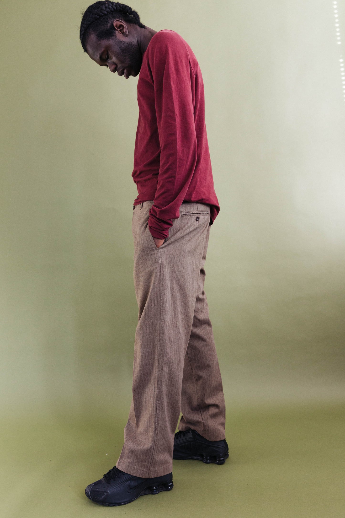 A/W 2003 C.P. Company Wool Striped Trousers