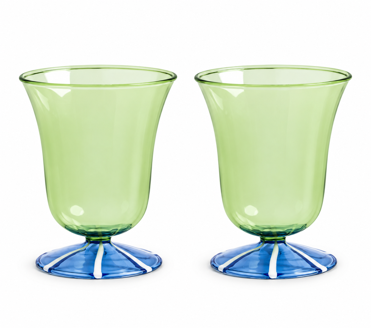 &Klevering Water Glass Eve Green Set of 2