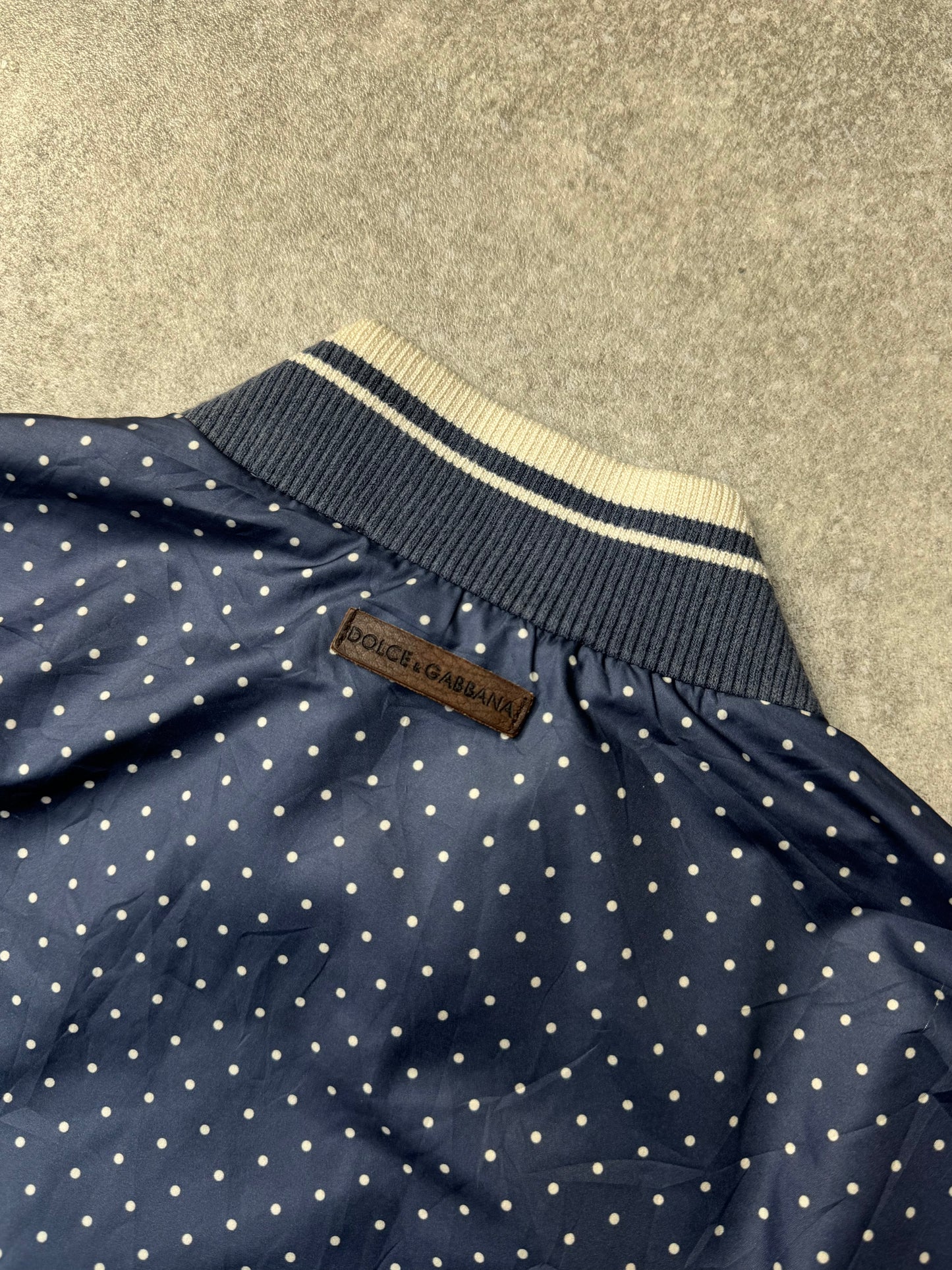 Dolce & Gabbana Polka Dot Bomber Jacket