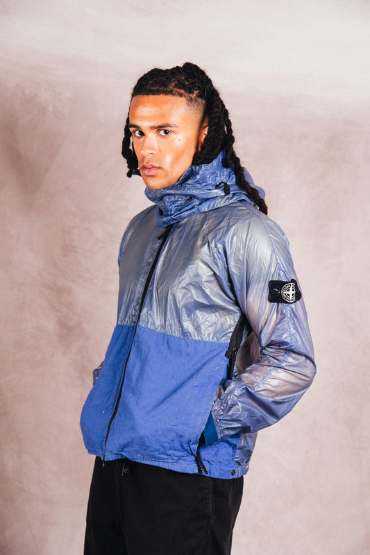 S/S 2022 Stone Island Heat Reactive Lamy Linen Tela Jacket