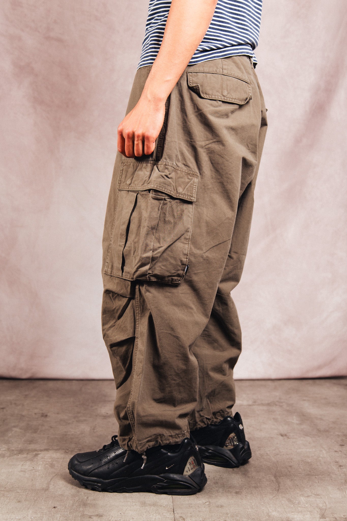 Neighborhood Cotton Parachute Cargo Trousers
