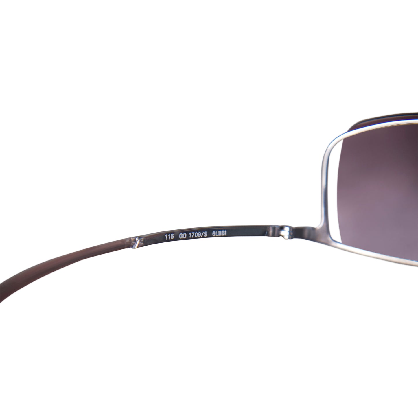 Gucci GG 1709/S Wire Frame Shield Gradient Sunglasses