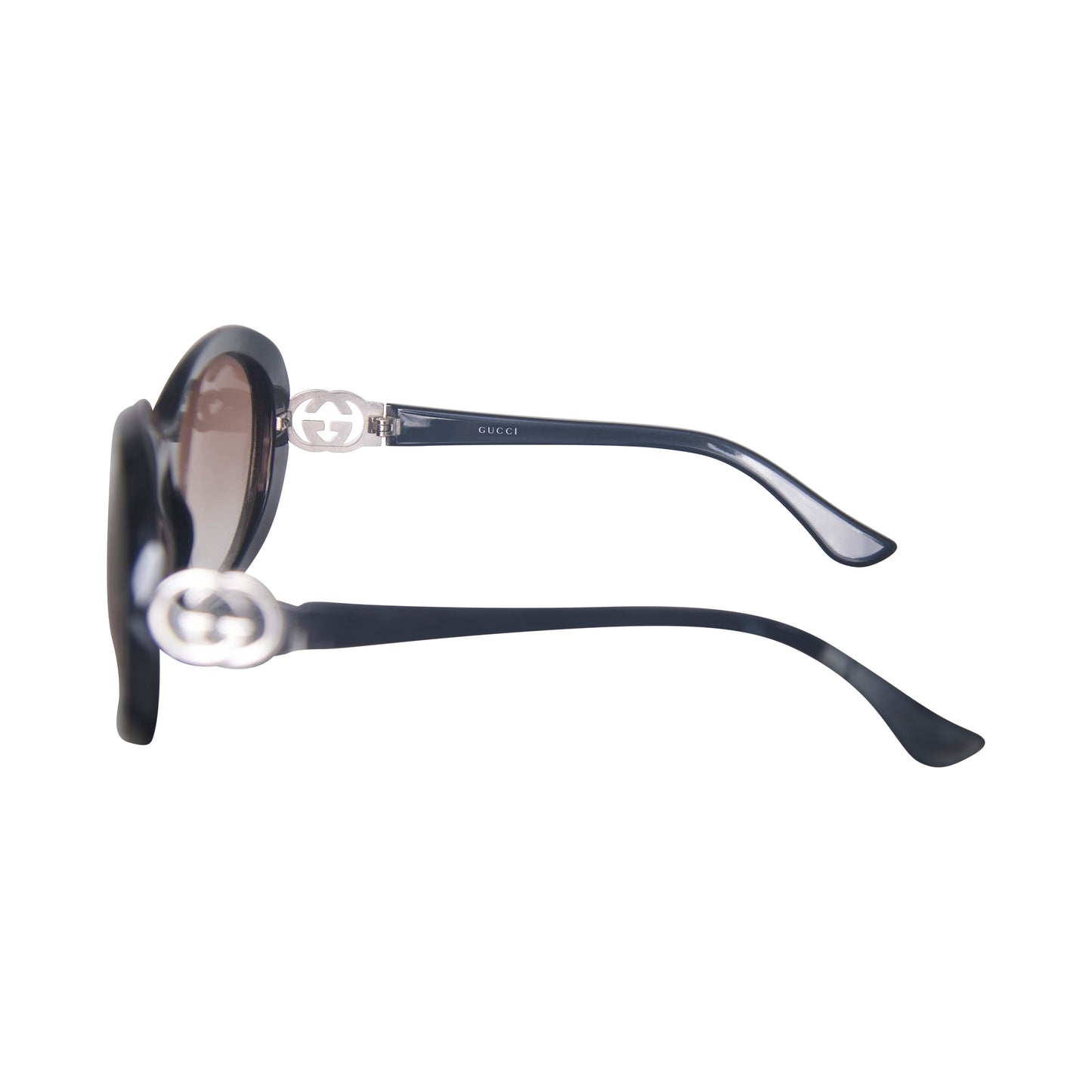Gucci GG 2988/S Monogram Temple Oval Sunglasses