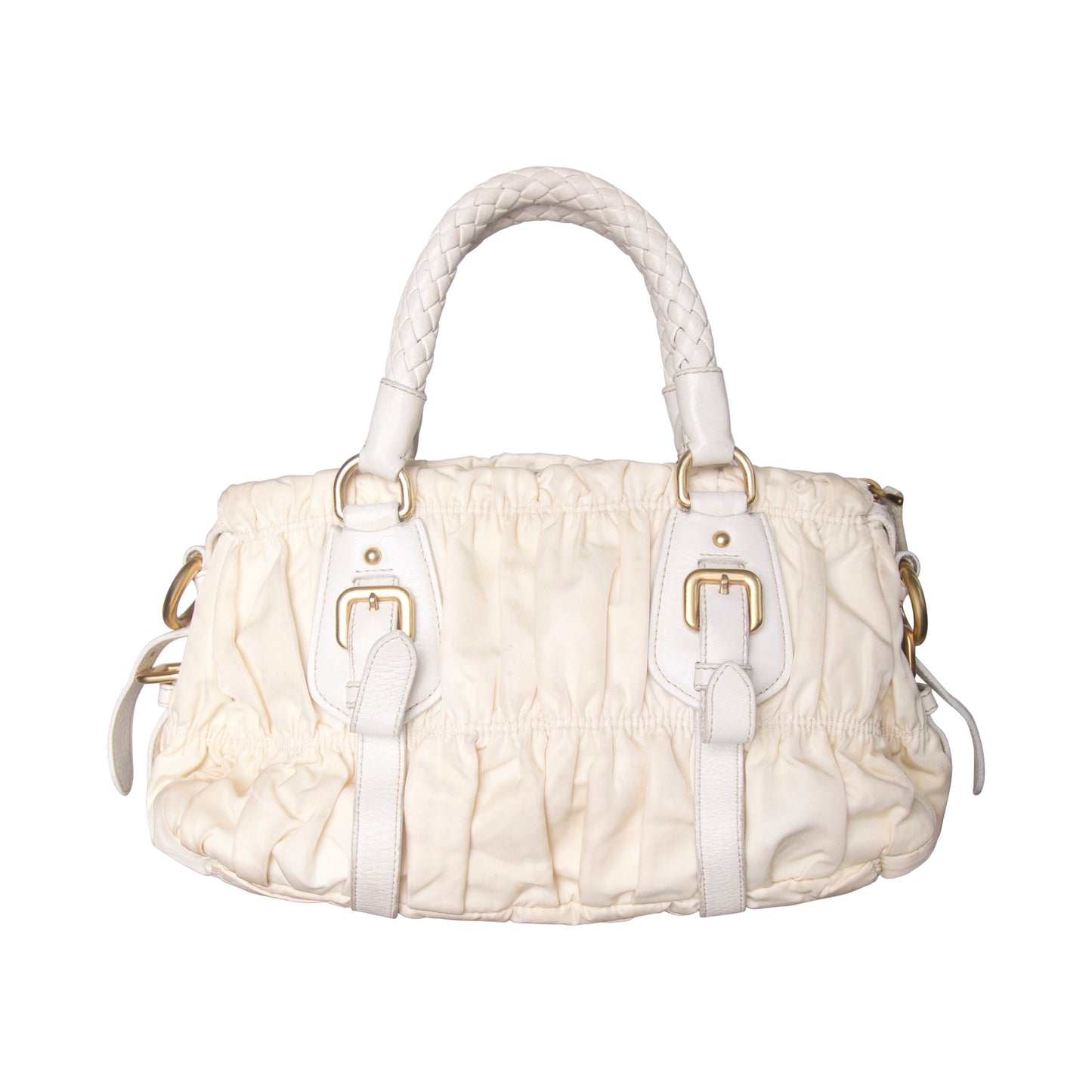 Prada Nylon Gaufre Tessuto Satchel Bag