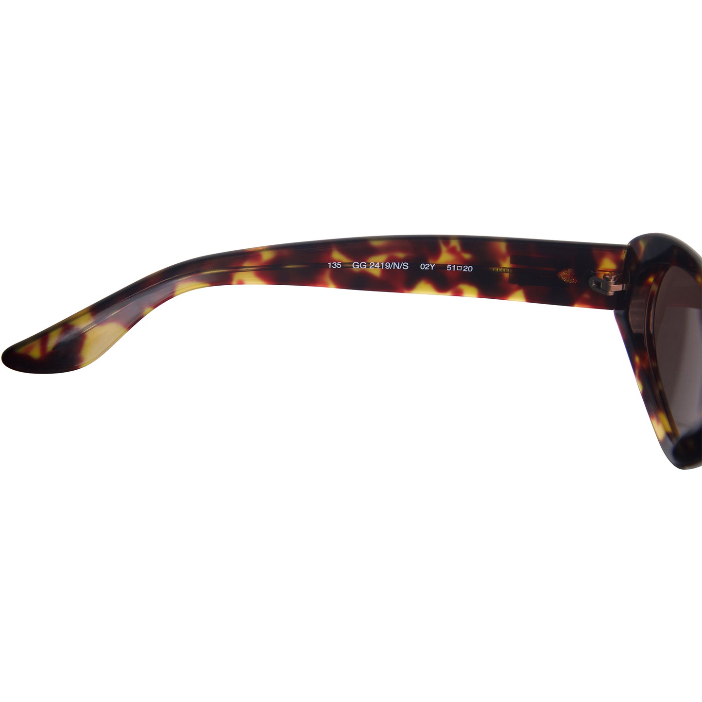 F/W 1999 Gucci 2419/N/S Tortiose Shell Oval Frame Sunglasses