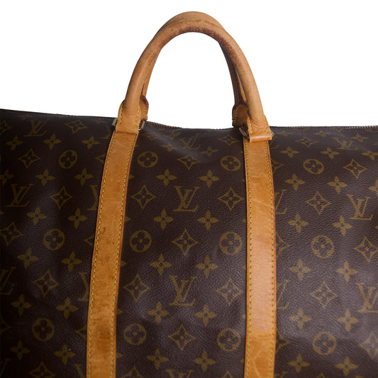 Louis Vuitton Bandouliere 50 Vanchetta Leather Keepall Bag