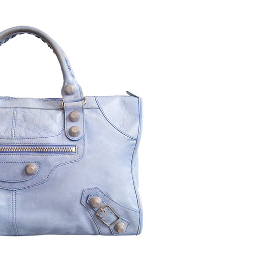 Balenciaga Light Blue Giant 21 Work Bag