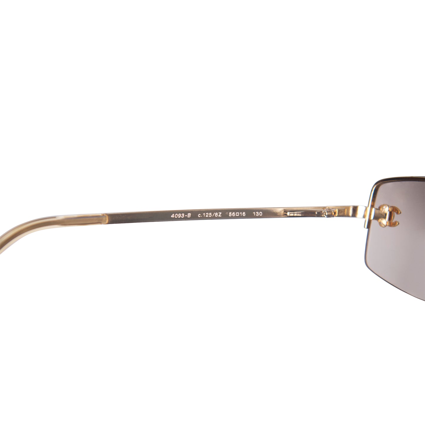 Chanel 4093-B Rimless Tinted CC Sunglasses