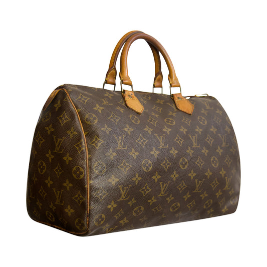 Y1986 Louis Vuitton Monogram Speedy 35