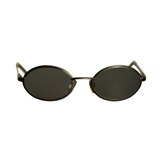 1990's Emporio Armani Wire Frame Frog-eye Sunglasses