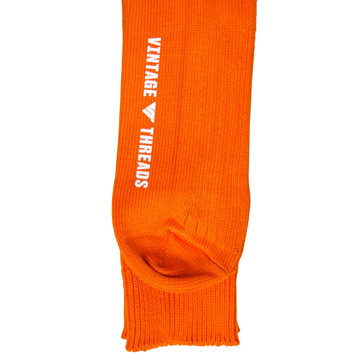 Vintage Threads Orange Cotton Stripe Socks