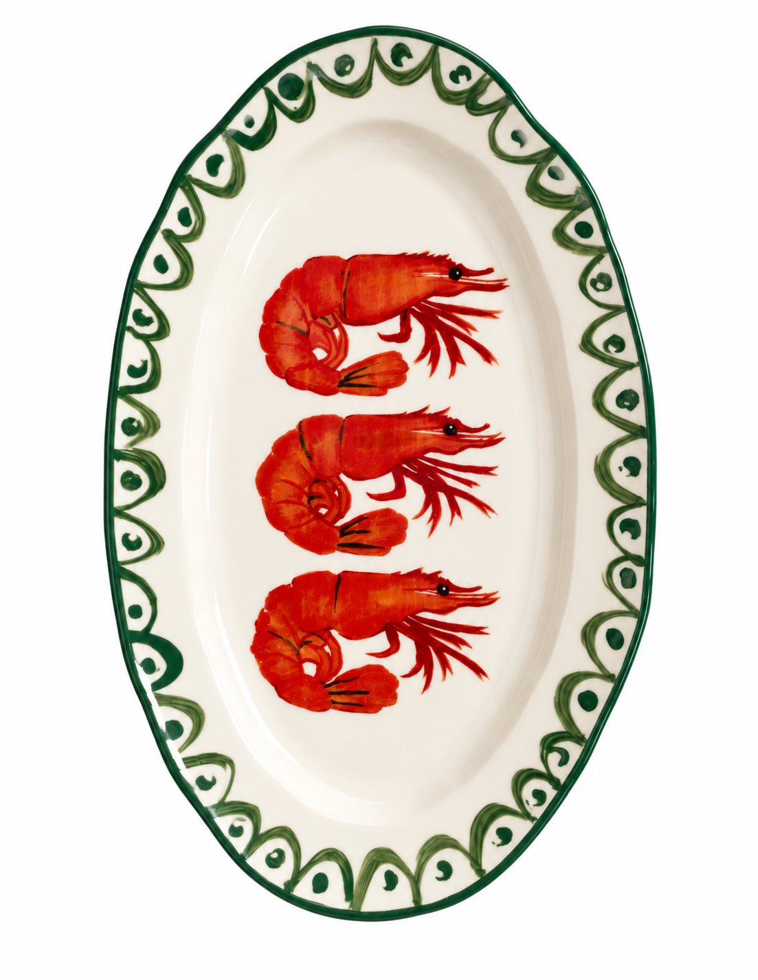 &Klevering Shrimp Painted Dish
