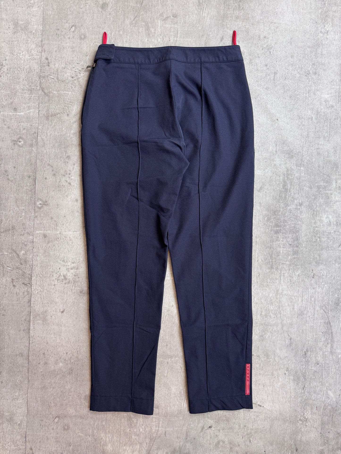 Prada Navy Stretch Capri's