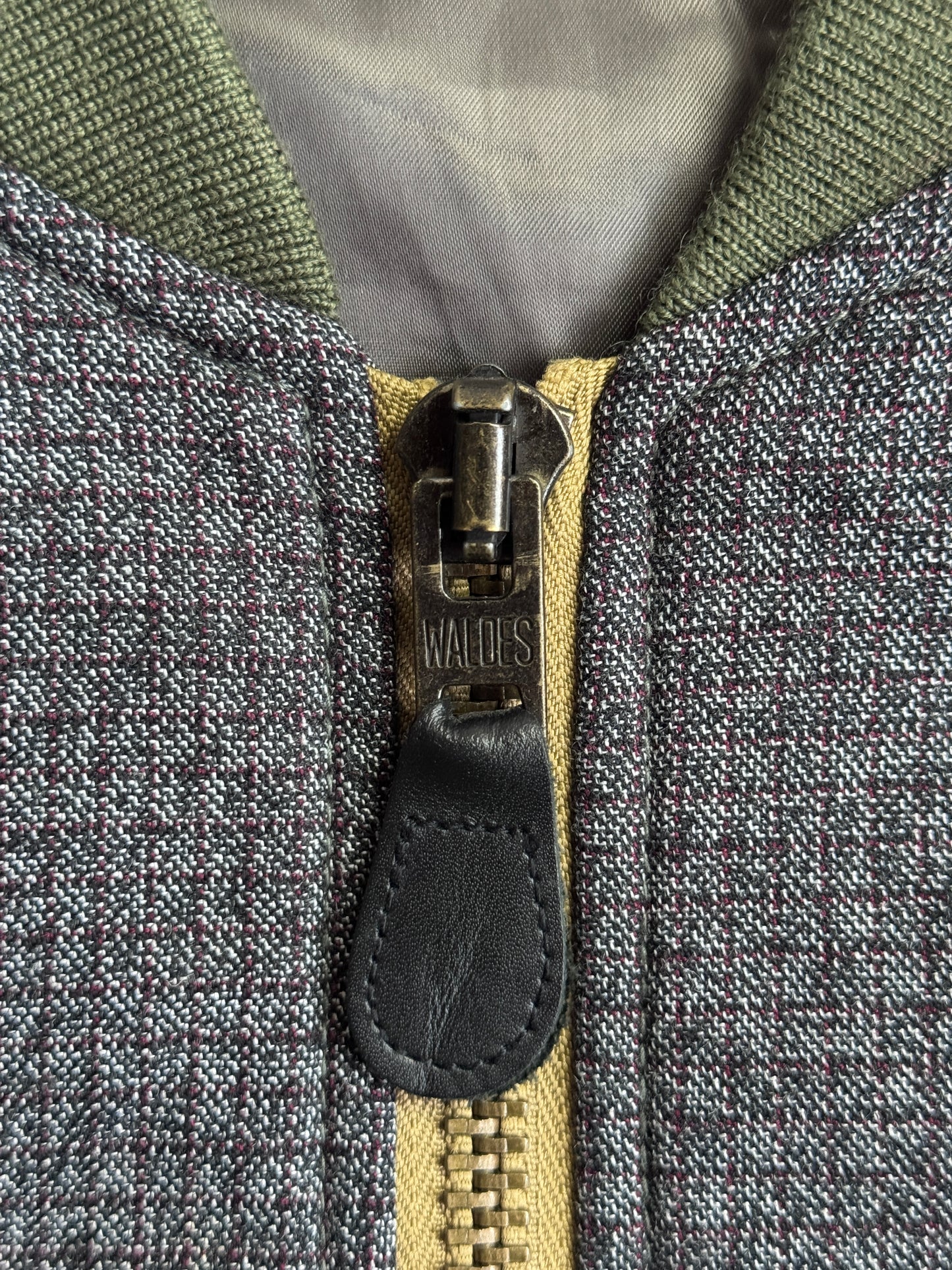 AD2017 Junya Watanabe Nylon Check M-A1 Bomber Jacket