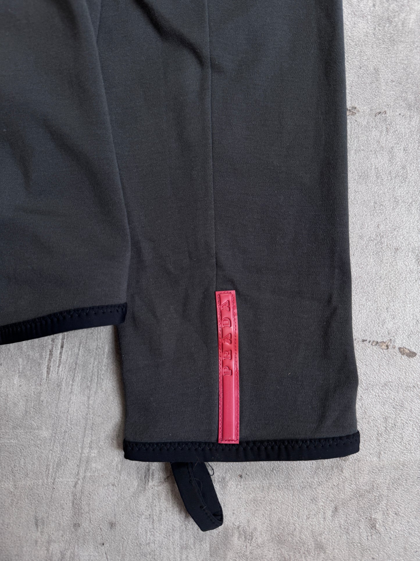 Prada Lightweight Black Cotton Hoodie