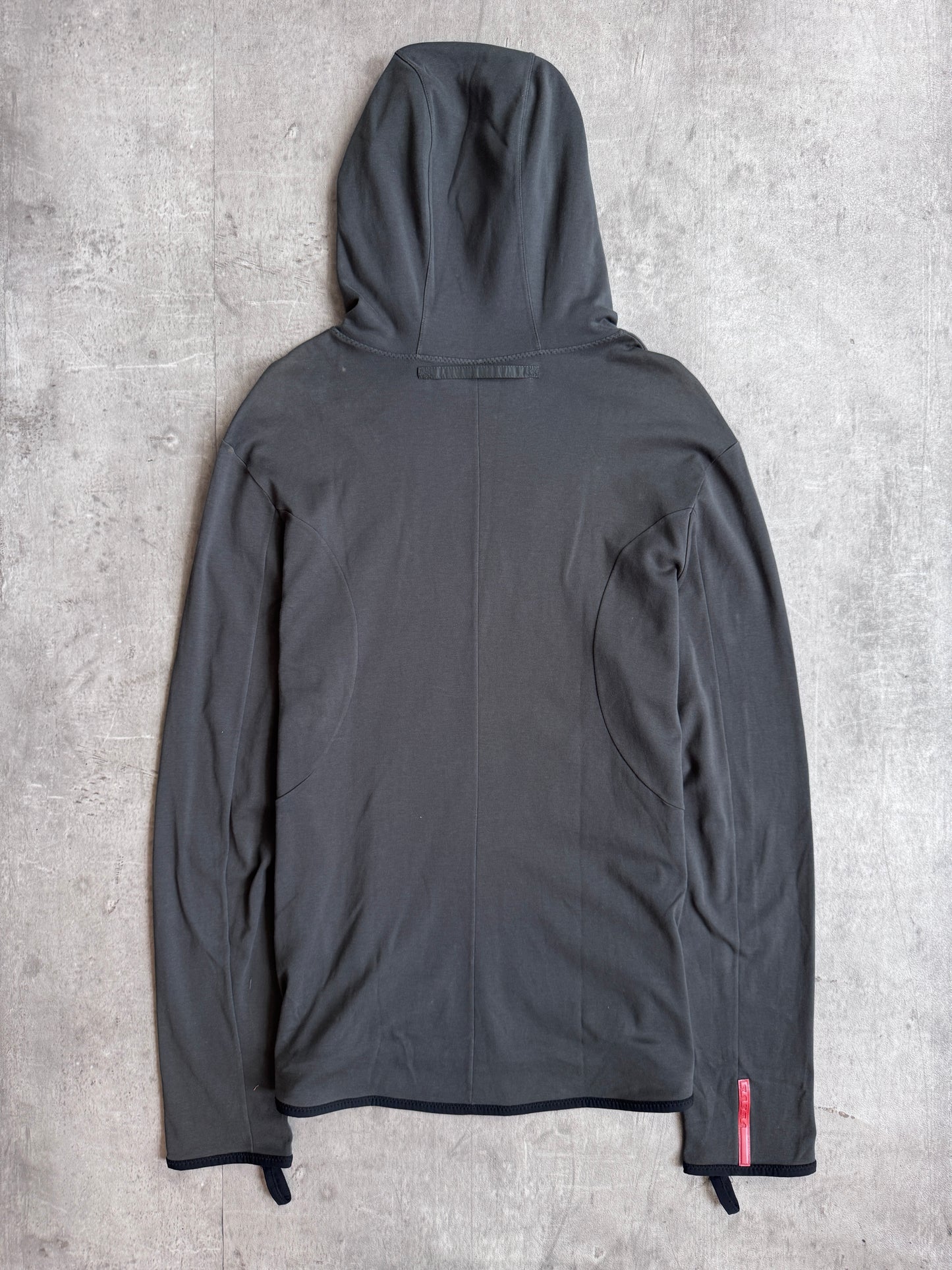 Prada Lightweight Black Cotton Hoodie