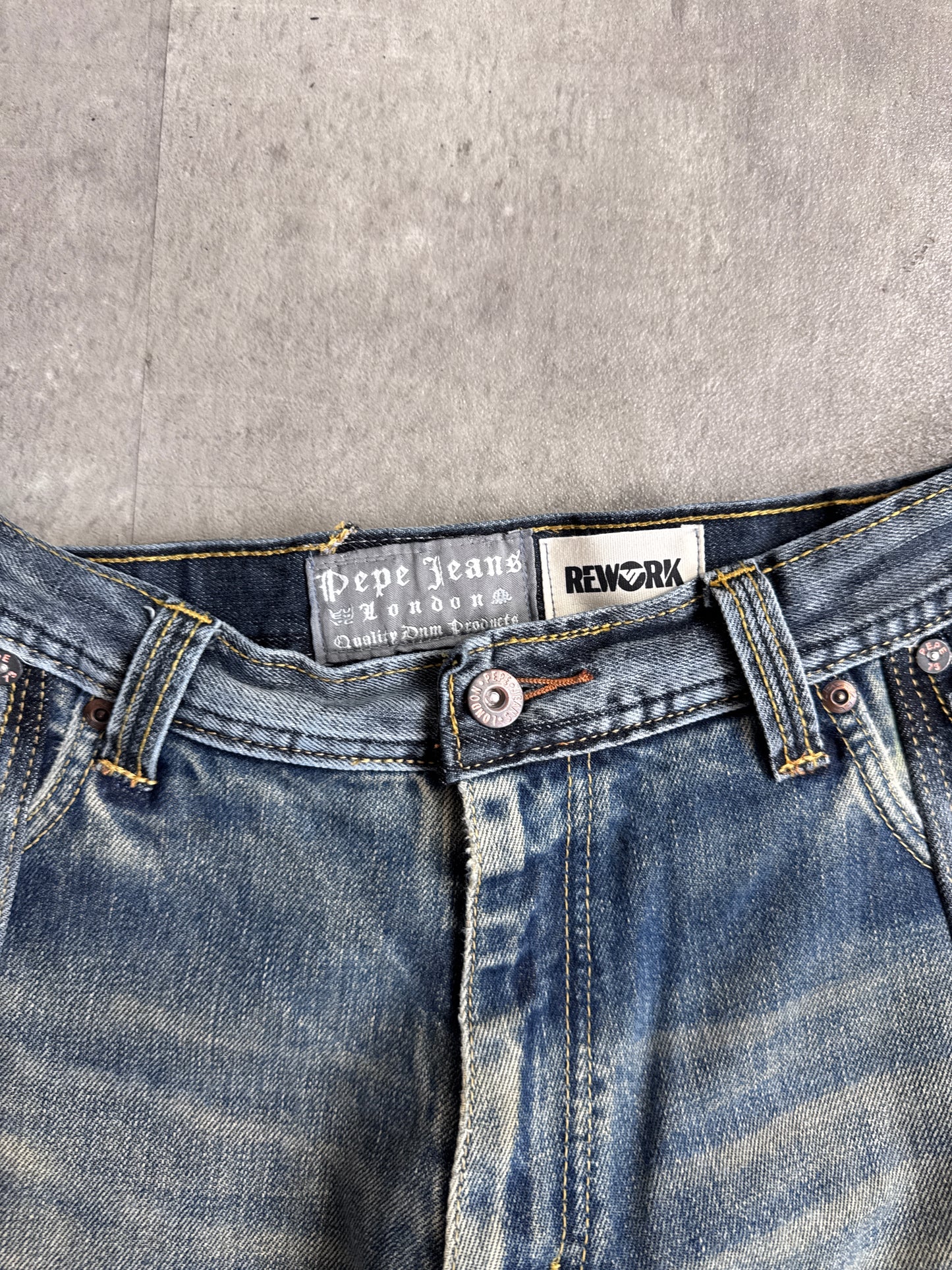 VT Rework: Pepe Jeans Washed Reworked Denim Jeans