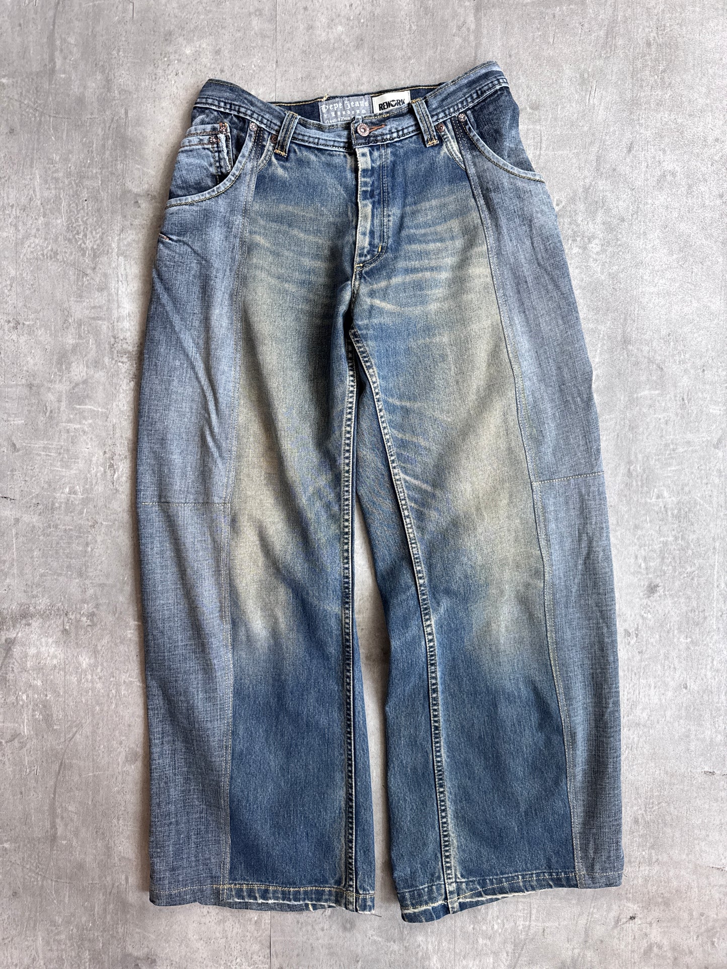 VT Rework: Pepe Jeans Washed Reworked Denim Jeans
