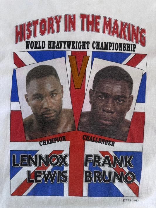 1993 Lennox World Heavyweight Championship Single Stitch Graphic Tee