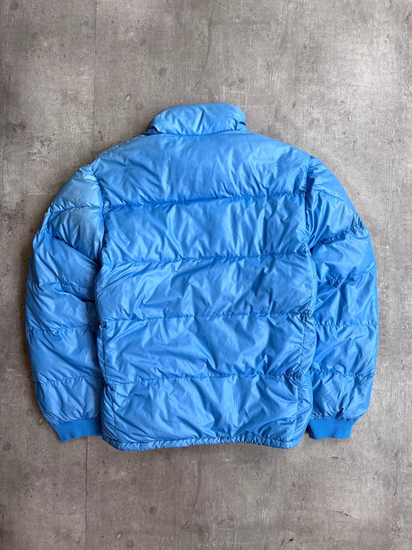 Moncler Aqua Blue Puffer Jacket (Sold As Seen)