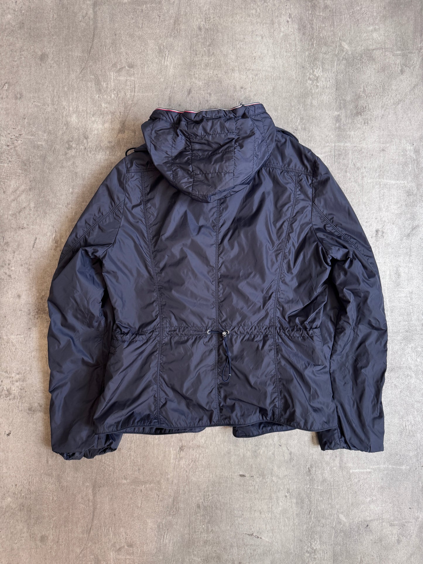 Moncler Navy Nylon Pladic Guibotto Model Tech Jacket