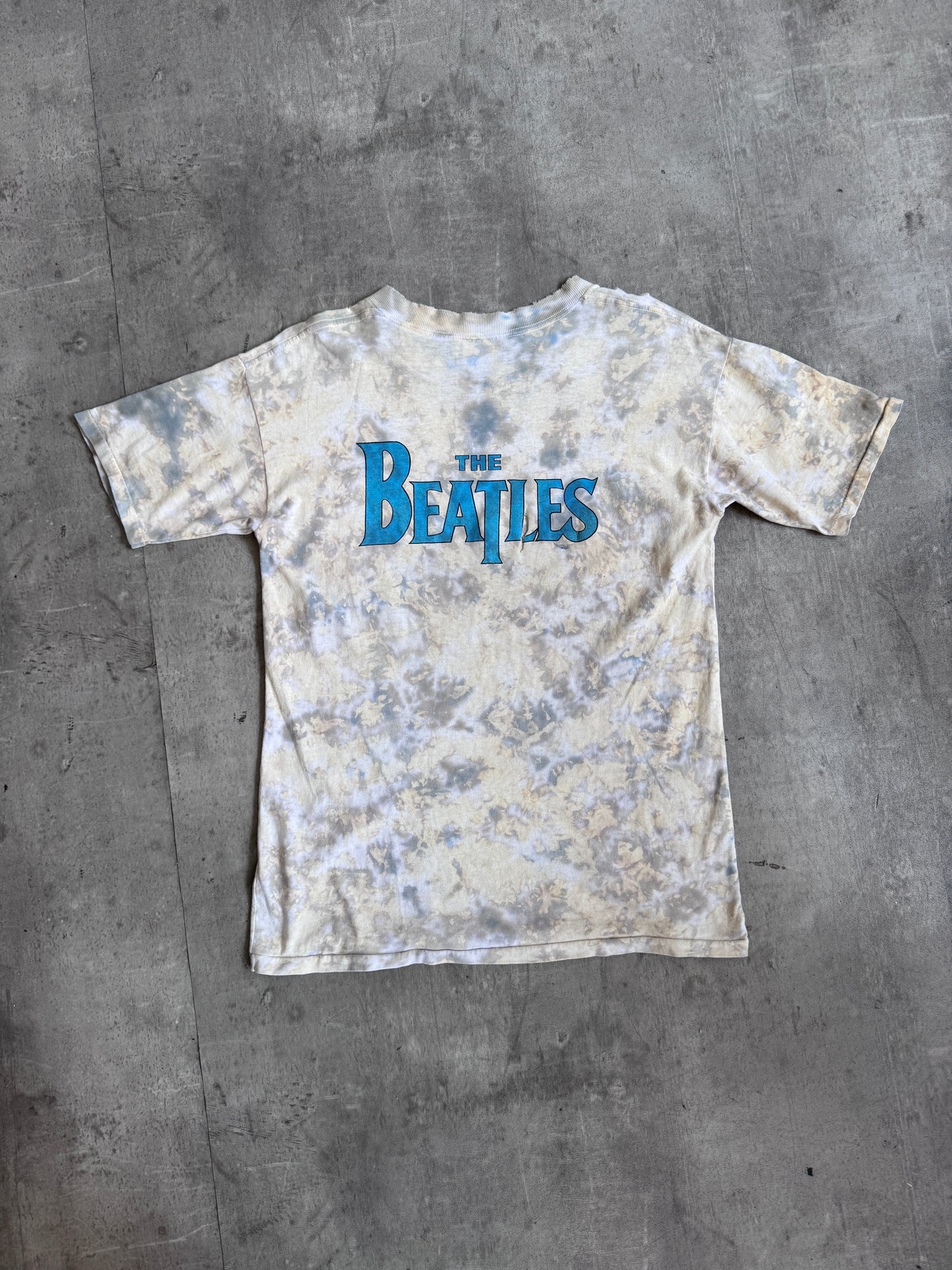 1996 The Beatles Anthology Tie Die Distressed Single Stitch Graphic Tee
