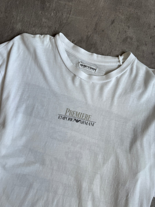 1996 Emporio Armani Single Stitch Cannes 96' Premiere Promo Tee