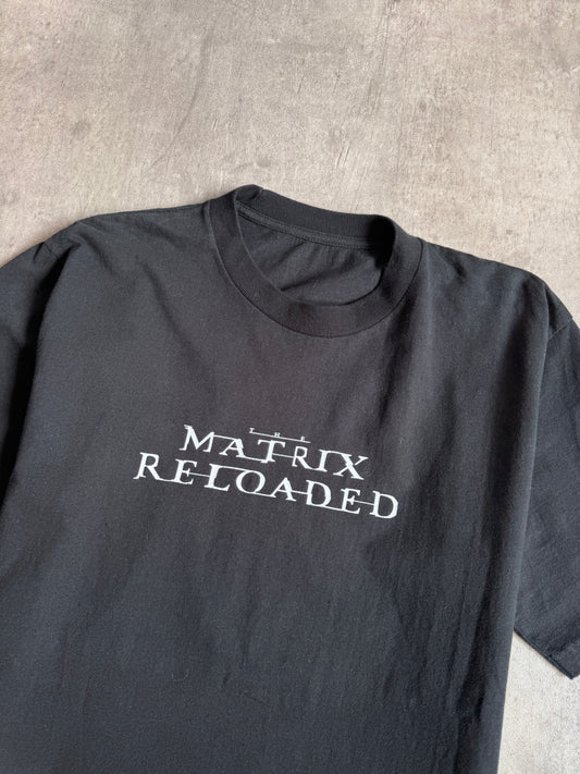 2003 The Matrix Reloaded Movie Promo Graphic Tee