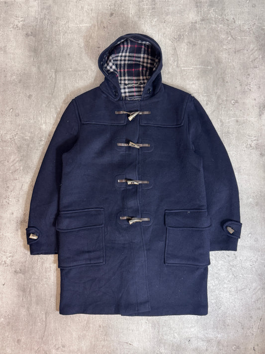 Burberry Hooded Lana Wool Duffle Coat