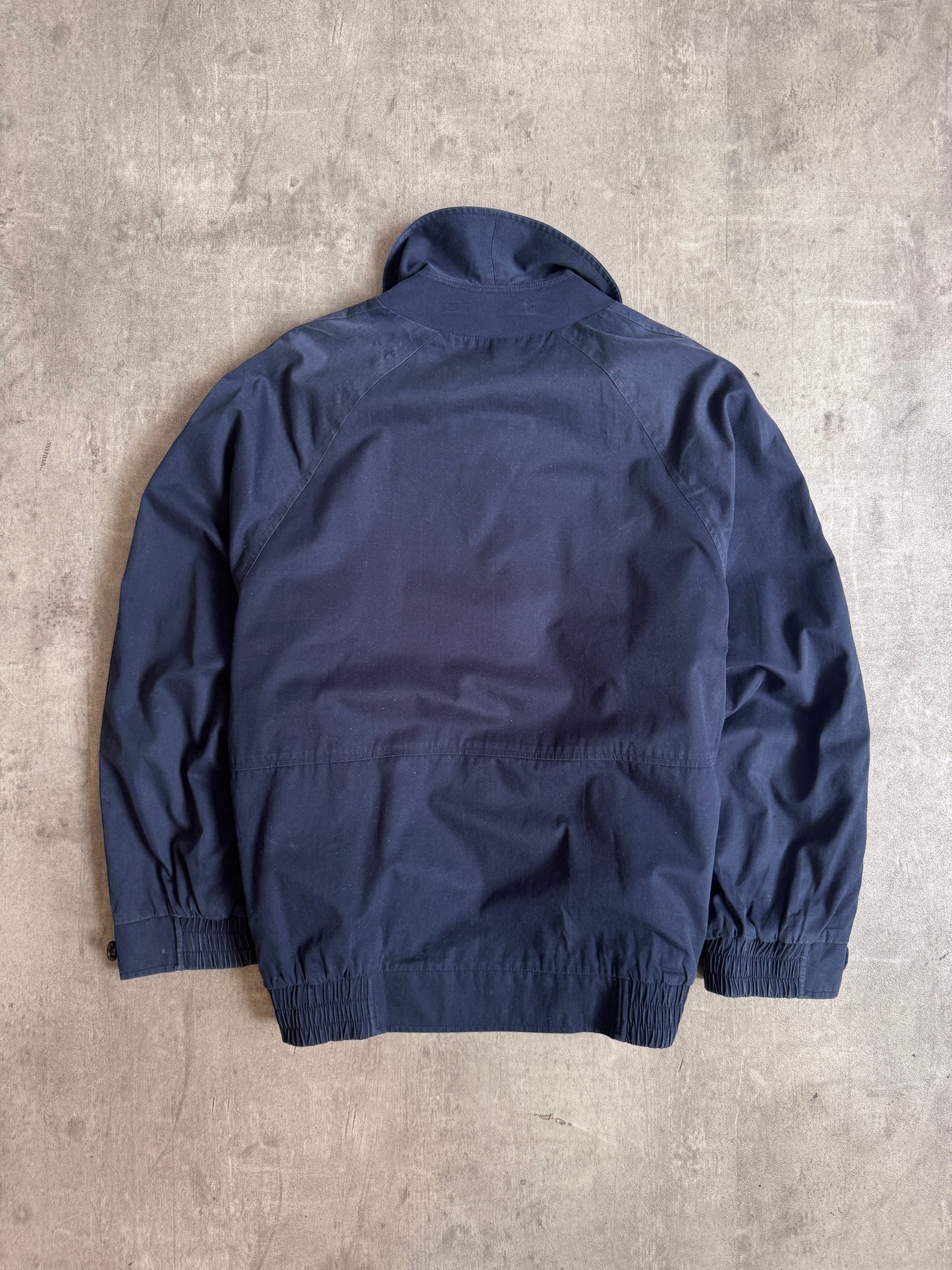 Burberry Navy Nova Lined Badge Logo Box Work Jacket