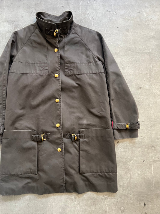 2008 Gucci Coated Gabardine Buckled Painters Jacket FA:276 (MT844)
