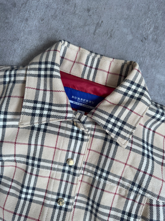 Burberry Button Down Nova Check Jacket