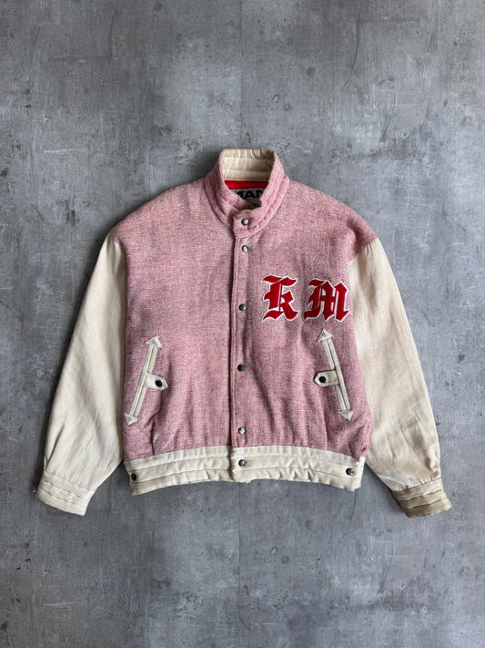 Kansai Yamamoto Embroidered Varsity Jacket