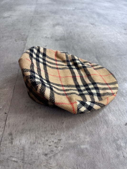 Burberry Classic Nova Check Flat Cap