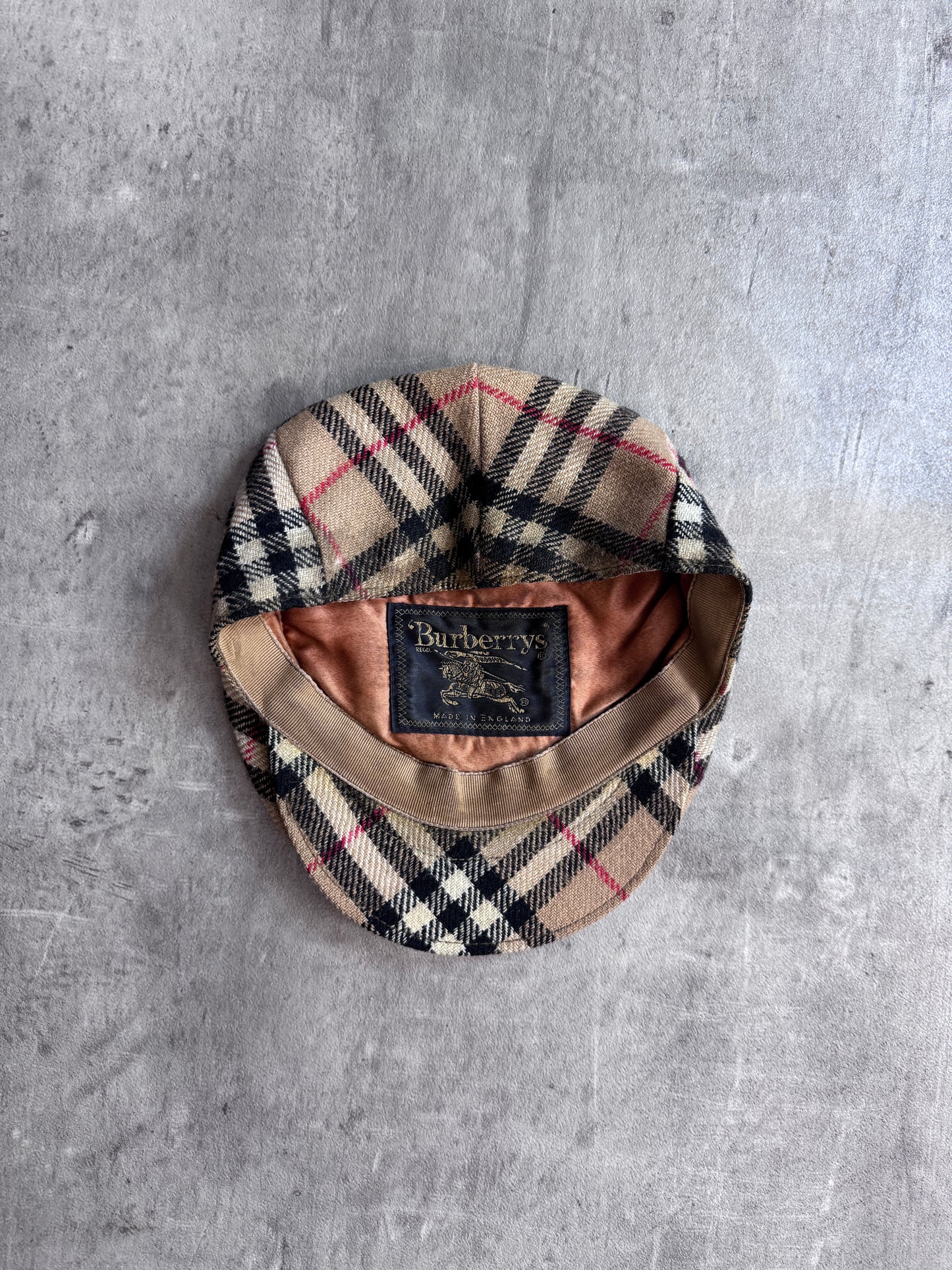 Burberry Classic Nova Check Flat Cap