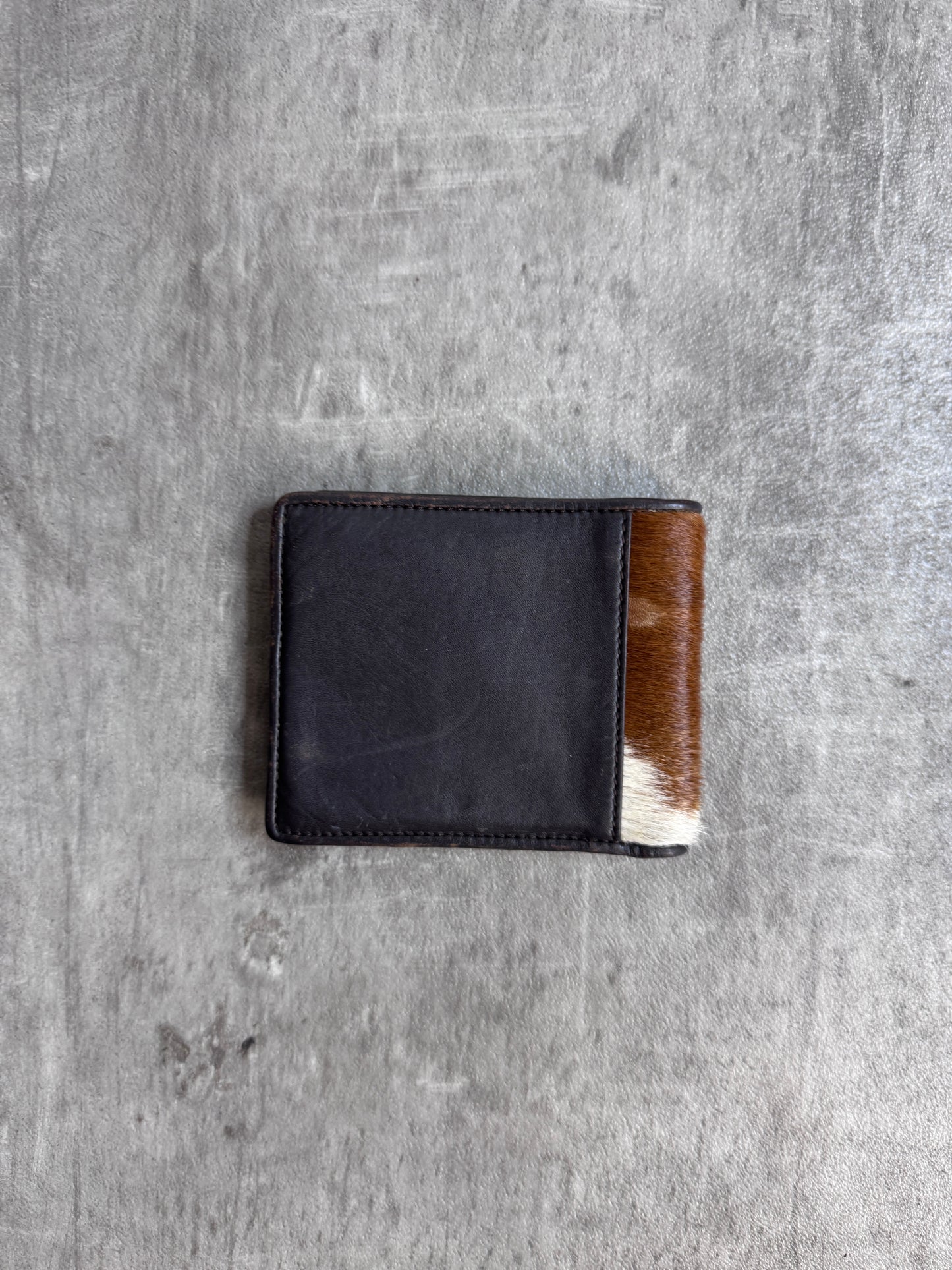 Vivienne Westwood Cow Hair Bi fold Wallet