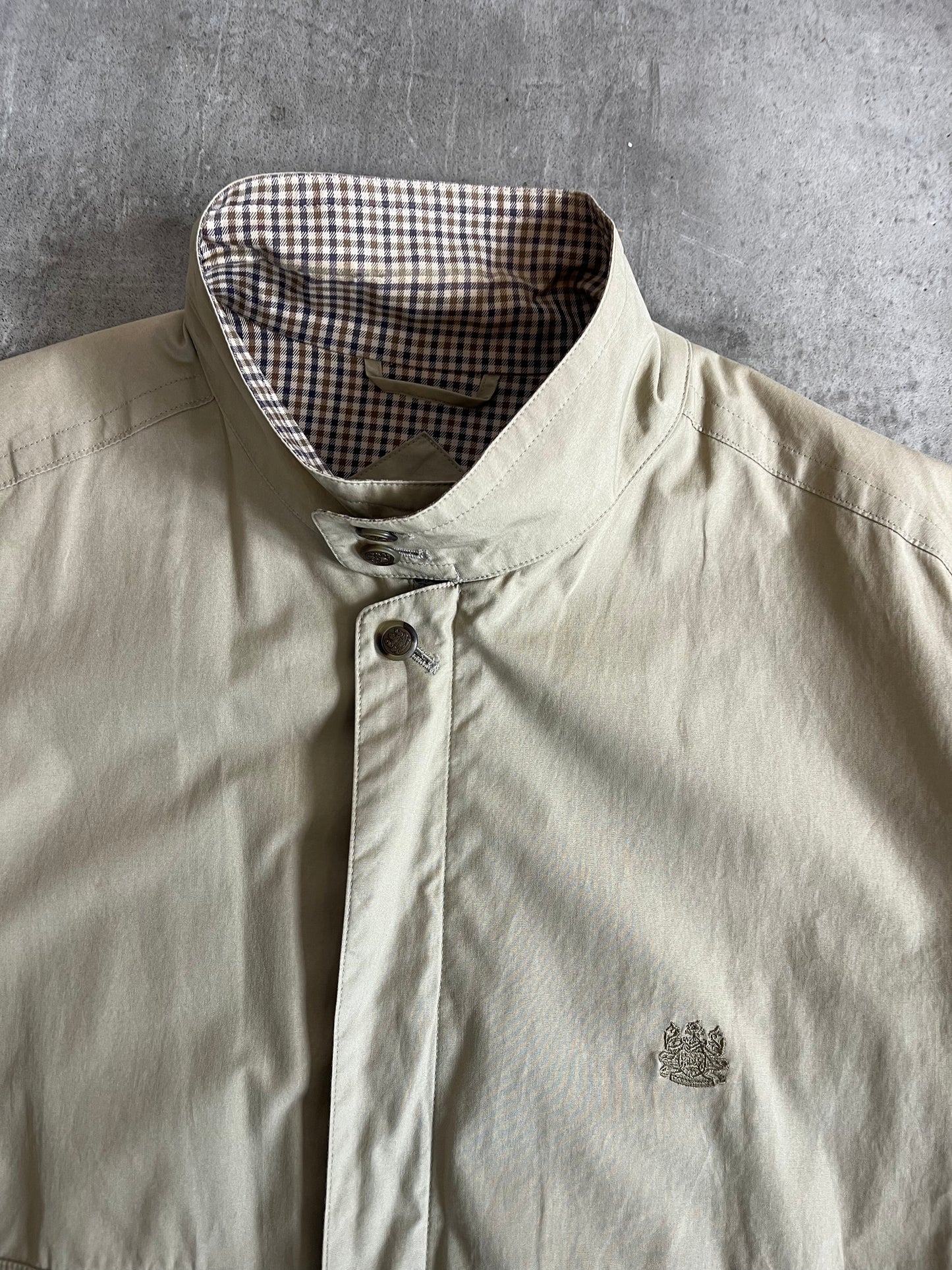 Aquascutum House Check Lined Crest Blouson